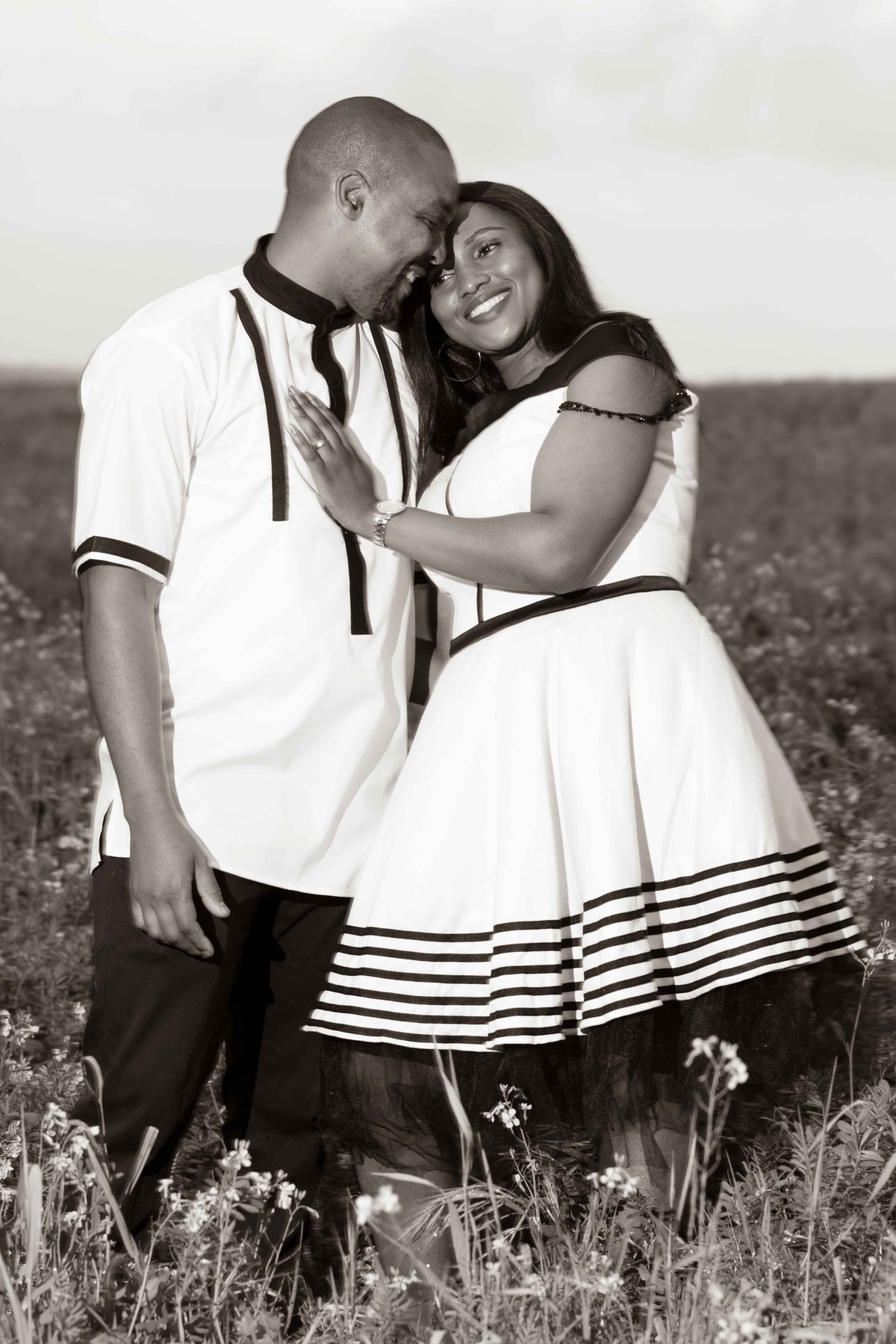 Couple, Wedding photoshoot in Cape Town - photographed by Sizwe Photography